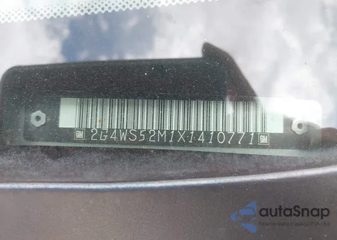 1999 Buick Century Custom z USA, uszkodzony, nr VIN 2G4WS52M1X1410771